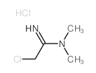 Ethanimidamide,2-chloro-N,N-dimethyl-, hydrochloride (1:1) picture