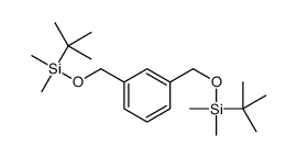 1,3-双(t-丁基 二甲基甲硅烷基氧基)甲基苯结构式