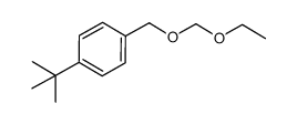4-tert-butyl-1-[(ethoxymethoxy)methyl]benzene结构式
