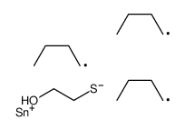2-tributylstannylsulfanylethanol结构式