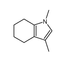 1,3-dimethyl-4,5,6,7-tetrahydro-1H-indole结构式