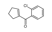 Methanone, (2-chlorophenyl)-1-cyclopenten-1-yl-结构式