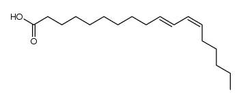 (10E,12Z)-10,12-Octadecadienoic acid Structure