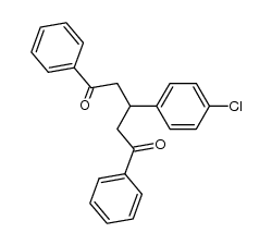 3-(4-chlorophenyl)-1,5-diphenyl-1,5-pentanedione Structure