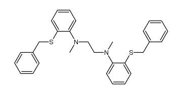 N,N'-dimethyl-N,N'-bis(2-S-benzylthiophenyl)ethylenediamine Structure