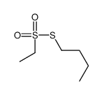 1-ethylsulfonylsulfanylbutane Structure