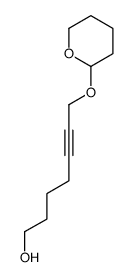 7-(oxan-2-yloxy)hept-5-yn-1-ol结构式