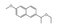 2-(1-ethoxyethyl)-6-methoxynaphthalene Structure