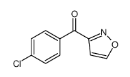 (4-chlorophenyl)-(1,2-oxazol-3-yl)methanone结构式
