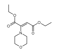 diethyl (Z)-2-(morpholino)-2-butenedioate Structure