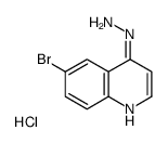 6-BROMO-4-HYDRAZINOQUINOLINE HYDROCHLORIDE Structure