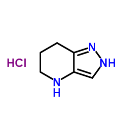 4,5,6,7-四氢-2H-吡唑并[4,3-b]吡啶盐酸盐结构式