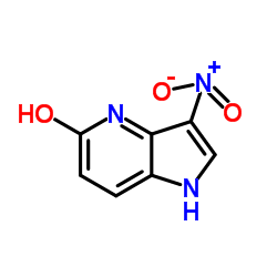 5-Hydroxy-3-nitro-4-azaindole Structure
