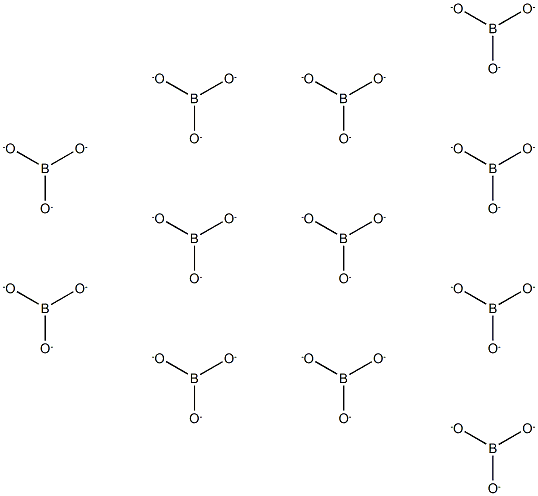 Dodecahydrododecaborate,sodiumsalt structure