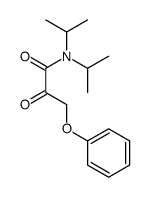 2-oxo-3-phenoxy-N,N-di(propan-2-yl)propanamide Structure