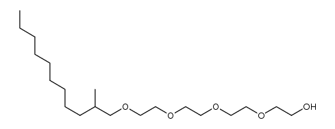 14-methyl-3,6,9,12-tetraoxa-1-tricosanol结构式