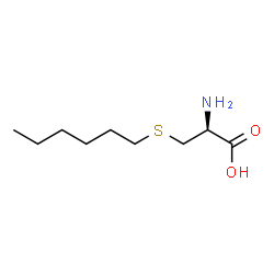 S-n-hexyl-D-cysteine Structure