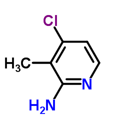 4-氯-3-甲基吡啶-2-氨基结构式