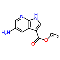 methyl 5-amino-1H-pyrrolo[2,3-b]pyridine-3-carboxylate Structure