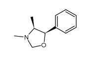 (4S,5R)-3,4-dimethyl-5-phenyl-1,3-oxazolidine Structure