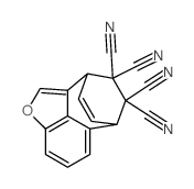 3,6-Ethanocyclohepta[cd]benzofuran-10,10,11,11-tetracarbonitrile,3,6-dihydro- (9CI) Structure