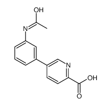 5-(3-acetamidophenyl)pyridine-2-carboxylic acid Structure