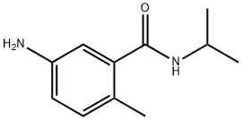 5-氨基-2-甲基-N-(丙-2-基)苯甲酰胺结构式