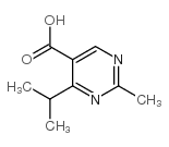 4-异丙基-2-甲基嘧啶-5-羧酸结构式