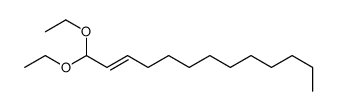 (Z)-1,1-diethoxytridec-2-ene结构式