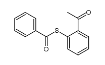S-(2-acetophenyl) benzothioate Structure