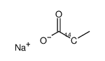 propionic acid sodium salt, [2-14c] Structure