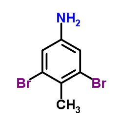 3,5-二溴-4-甲基苯胺结构式