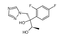 (2R,3R)-2-(2,4-Difluorophenyl)-1-(1H-1,2,4-triazol-1-yl)-2,3-butanediol Structure