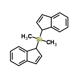 Di-1H-inden-1-yl(dimethyl)silane Structure