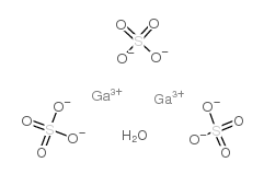 Gallium(III) sulfate hydrate Structure