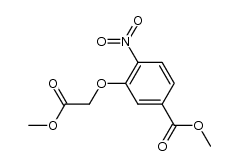 methyl 3-(2-methoxy-2-oxo-ethoxy)-4-nitrobenzoate Structure
