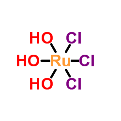 Ruthenium(6+) chloride hydroxide (1:3:3) structure