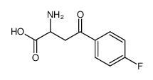 (R,S)-2-amino-4-oxo-4-(4'-fluorophenyl)-butyric acid结构式
