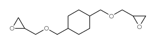 1,4-bis[(2,3-epoxypropoxy)methyl]cyclohexane Structure