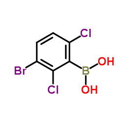 3-Bromo-2,6-dichlorophenylboronic acid structure