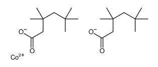 cobalt(2+),3,3,5,5-tetramethylhexanoate Structure