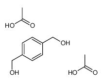 acetic acid,[4-(hydroxymethyl)phenyl]methanol结构式