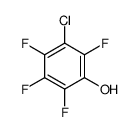 3-chloro-2,4,5,6-tetrafluorophenol结构式