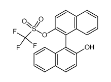 2'-trifluoromethanesulfonyloxy-[1,1'-binaphthalen]-2-ol Structure
