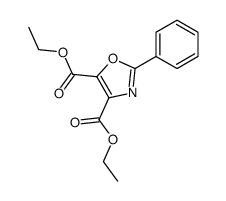 diethyl 2-phenyl-4,5-oxazoledicarboxylate Structure