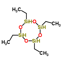 tetraethylcyclotetrasiloxane Structure