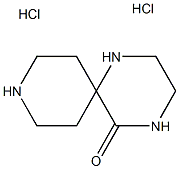 1,4,9-Triazaspiro[5.5]undecan-5-one dihydrochloride结构式