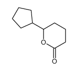 6-cyclopentyltetrahydro-2H-pyran-2-one结构式
