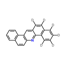 (8,9,10,11,12,13-2H6)Dibenzo[a,h]acridine Structure