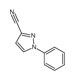 1-phenylpyrazole-3-carbonitrile结构式